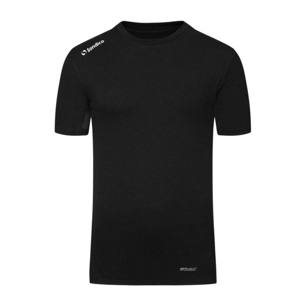 Sondico Mens Core Plain Base Layer Top / Black